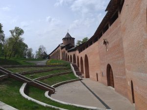 Nizhny Novgorod kremlin above the Volga