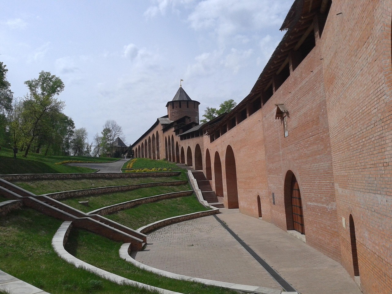 Nizhny Novgorod kremlin above the Volga