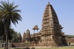A Hindu temple of northern India, center of devotion and daily worship