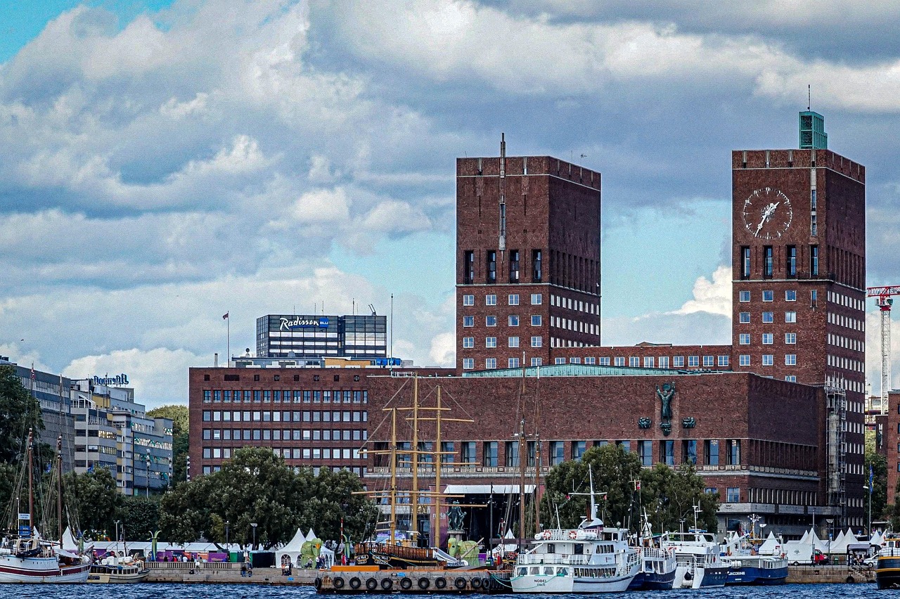 The waterfront of Oslo, the Norwegian capital