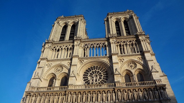 The west facade of Notre-Dame