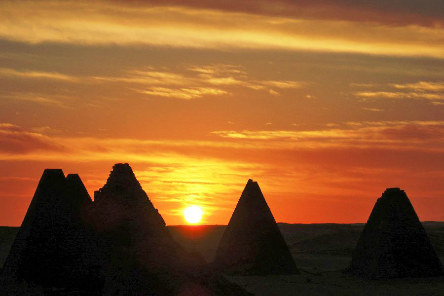 Nubian pyramids of Kush