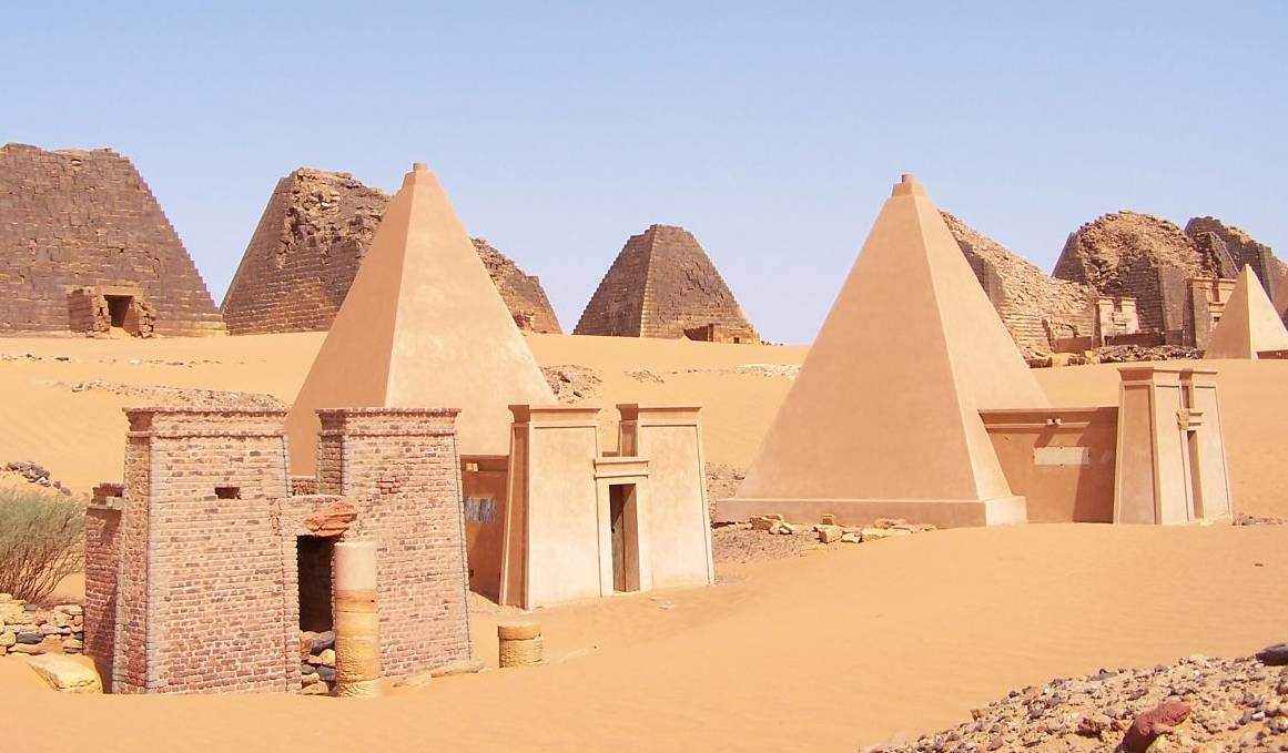 The pyramids of Meroe