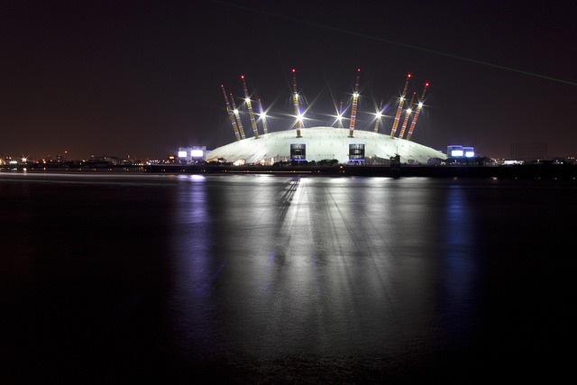 The distinctive dome of the O2