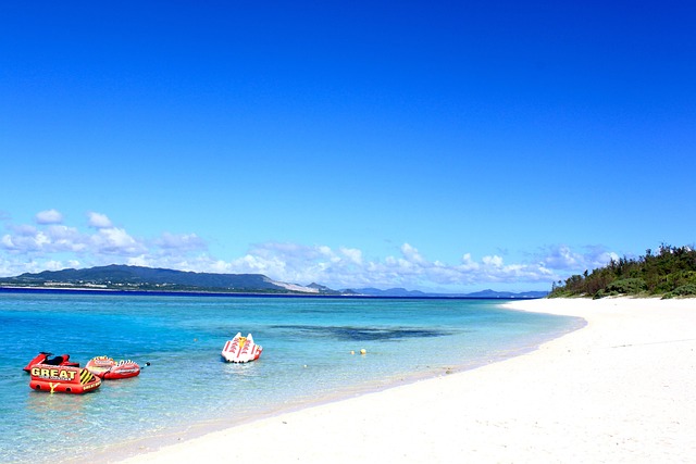 Okinawa sandy beach