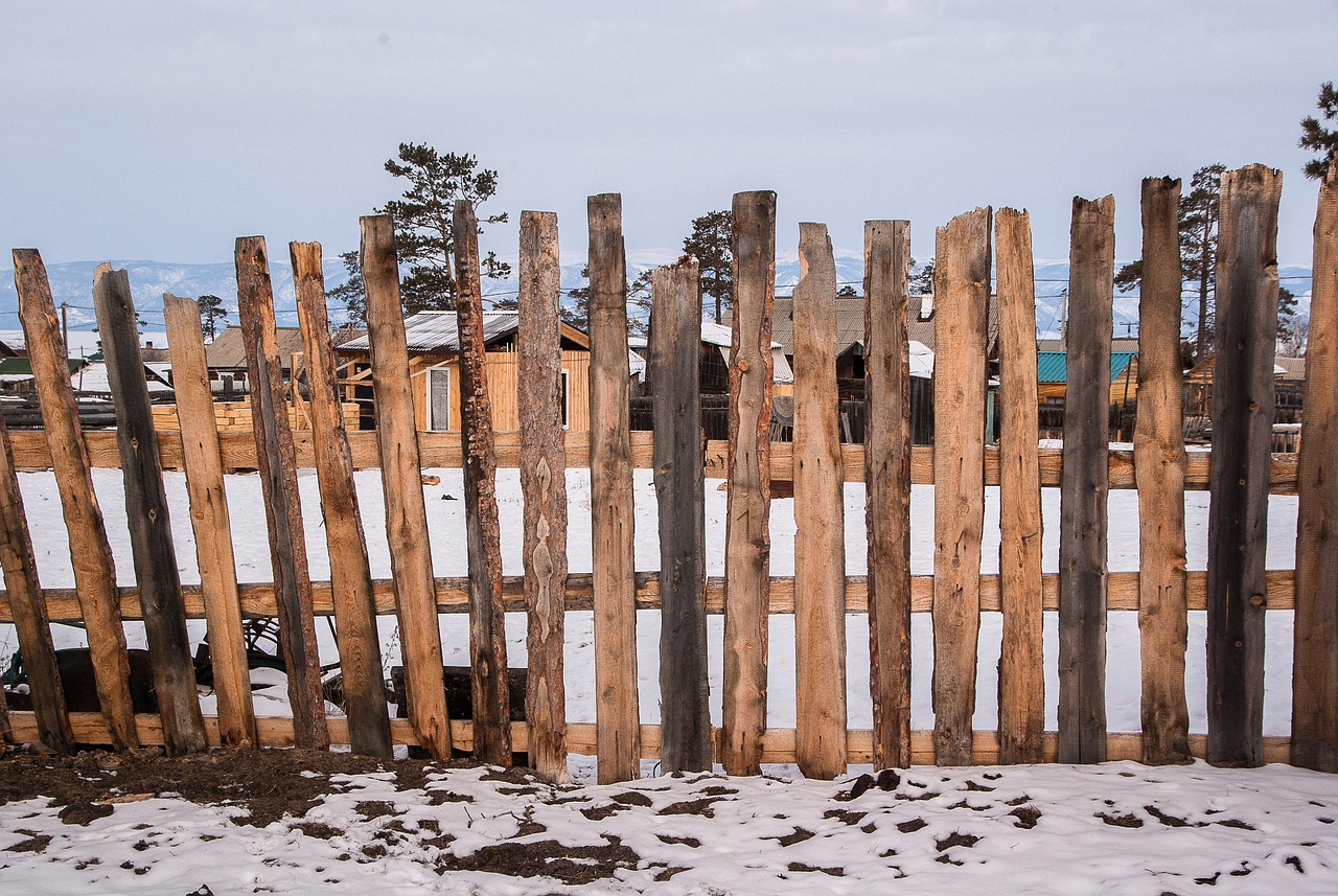 Rocky shoreline and headland on Olkhon Island, Lake Baikal