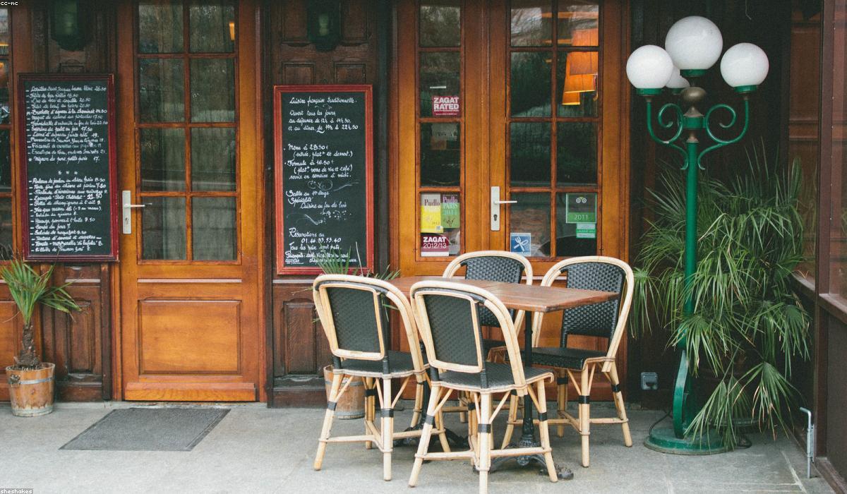 A vintage Paris cafe