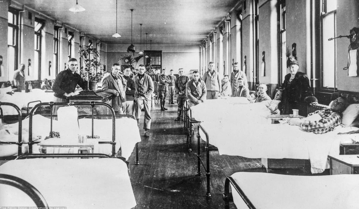 A hospital treatment setting