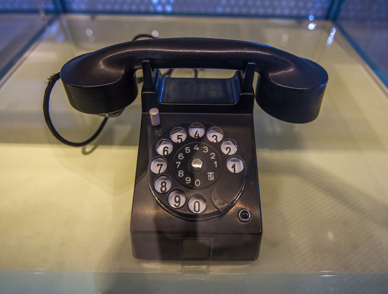 Classic rotary dial telephone