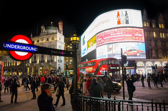 The Shaftesbury Memorial Fountain at Piccadilly Circus