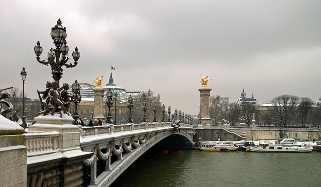 The Pont Alexandre III over the Seine