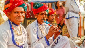 Colourful Rajasthani folk costume and culture on display