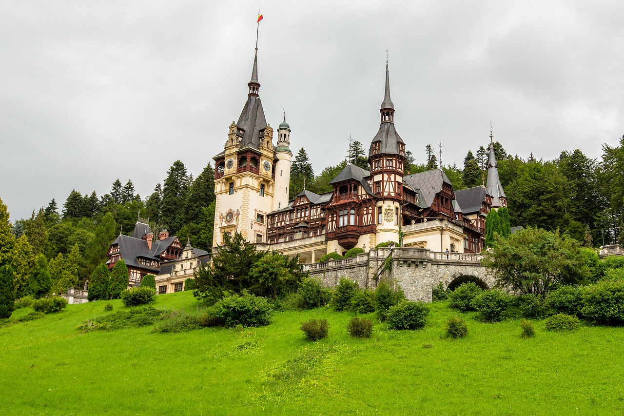 A castle in Transylvania, the mountainous heart of Romania