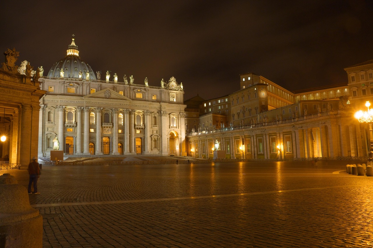 View over Vatican City and Rome