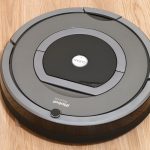 A robotic vacuum cleaner