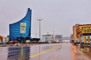 A modern Saudi city on the Gulf coast, transformed by oil wealth