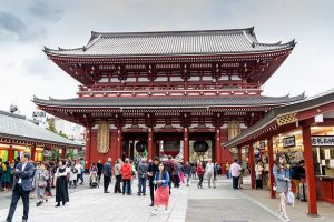 Senso-ji Temple in the Asakusa district of Tokyo