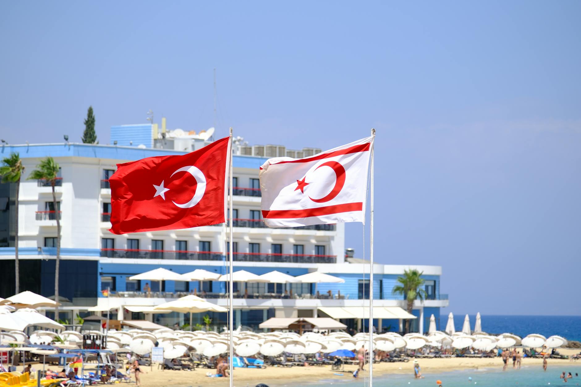 Side Blue Flag Beaches