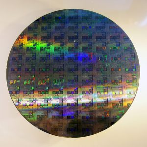 A 12-inch silicon wafer