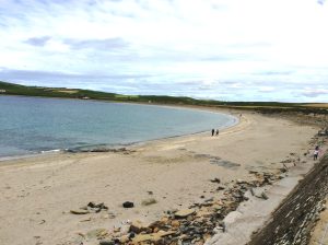 The beach at Skara Brae, Orkney