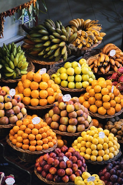 Fresh whole foods for healthy skin
