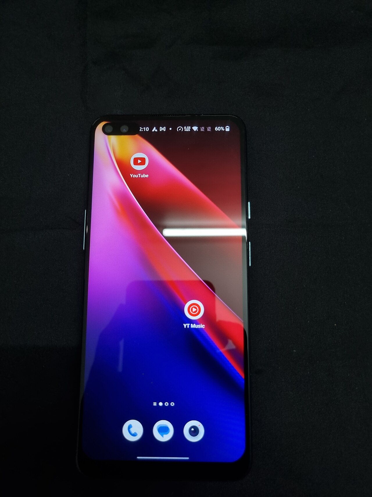 A smartphone home screen