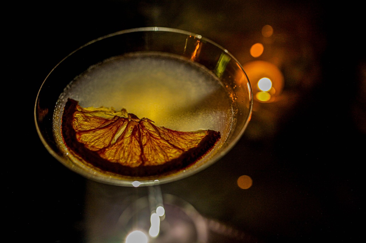 A cocktail served at a Soho bar