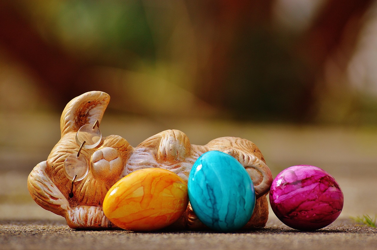 Intricately decorated Easter eggs, an art for which the Sorbs are especially renowned