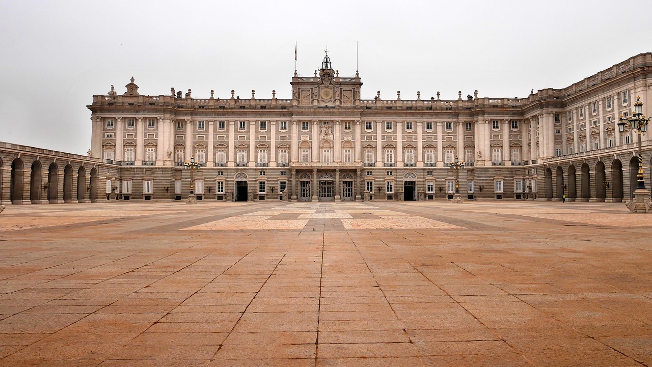 The Royal Palace of Madrid, seat of the Spanish monarchy