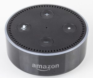A small voice assistant smart speaker