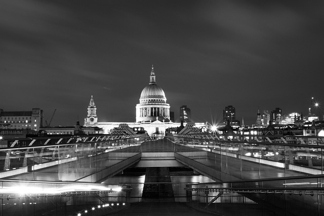 The dome of St Paul's rising above the city