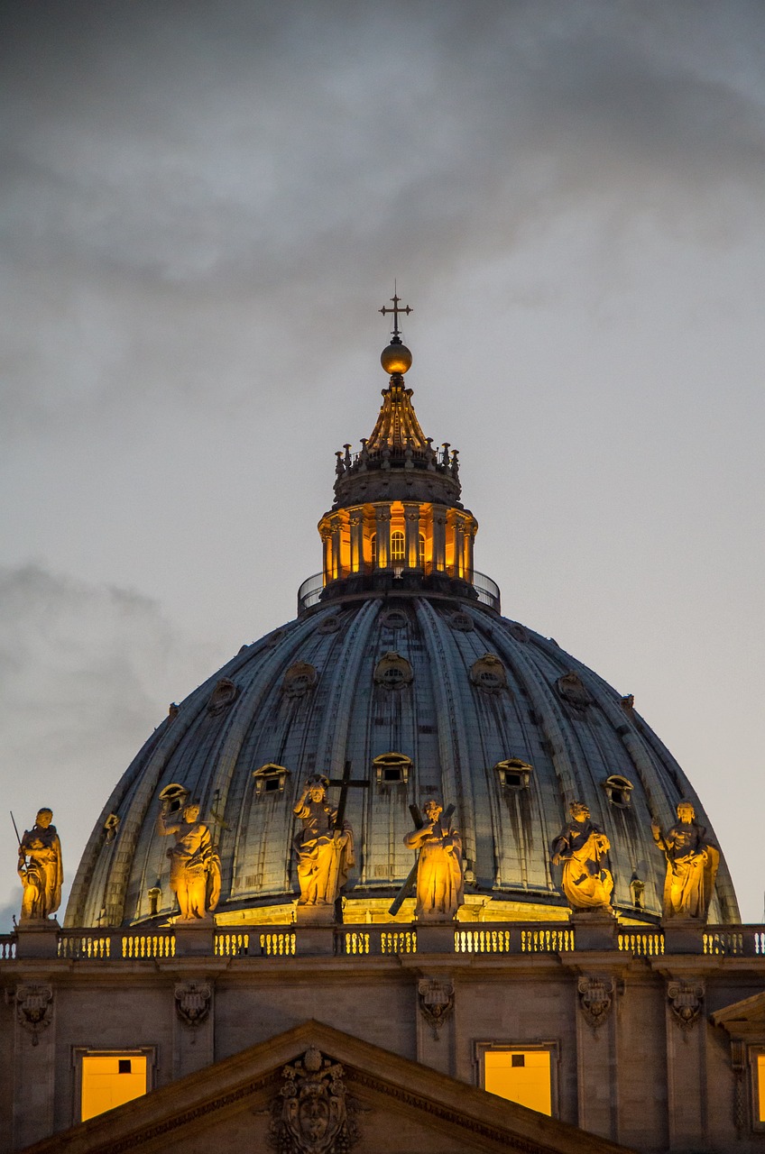 St Peter's Basilica seen from St Peter's Square
