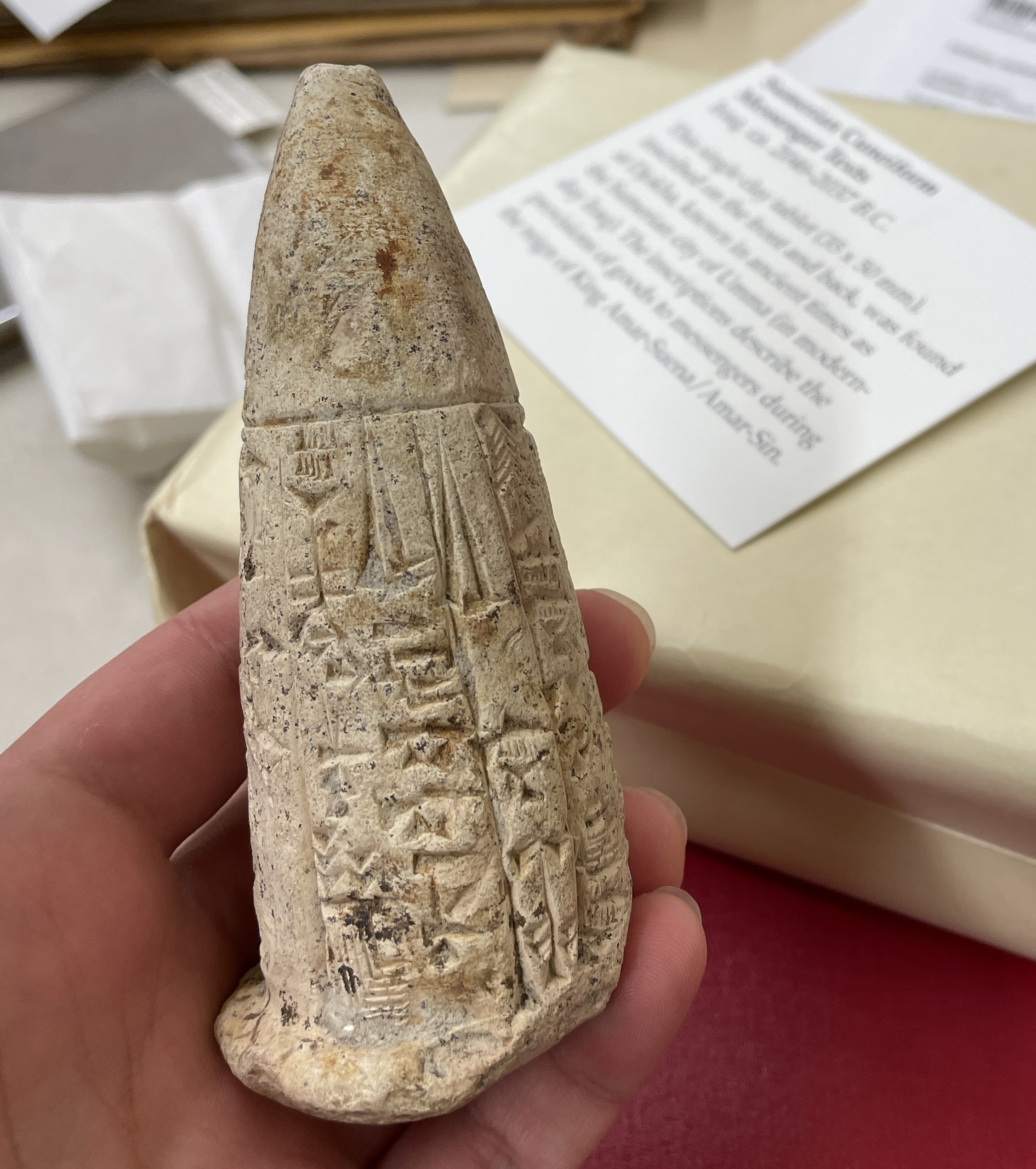 Sumerian cuneiform tablets. Hundreds of thousands survive, letting us read the receipts, letters, laws and literature of the world’s first cities.