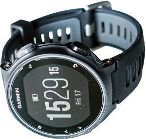 A GPS-enabled running and sport watch