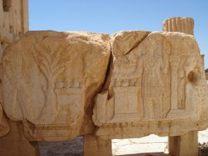 The ancient desert ruins of Palmyra, once the capital of Queen Zenobia