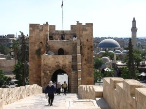 A view of Aleppo, Syria, an ancient center of trade and craft