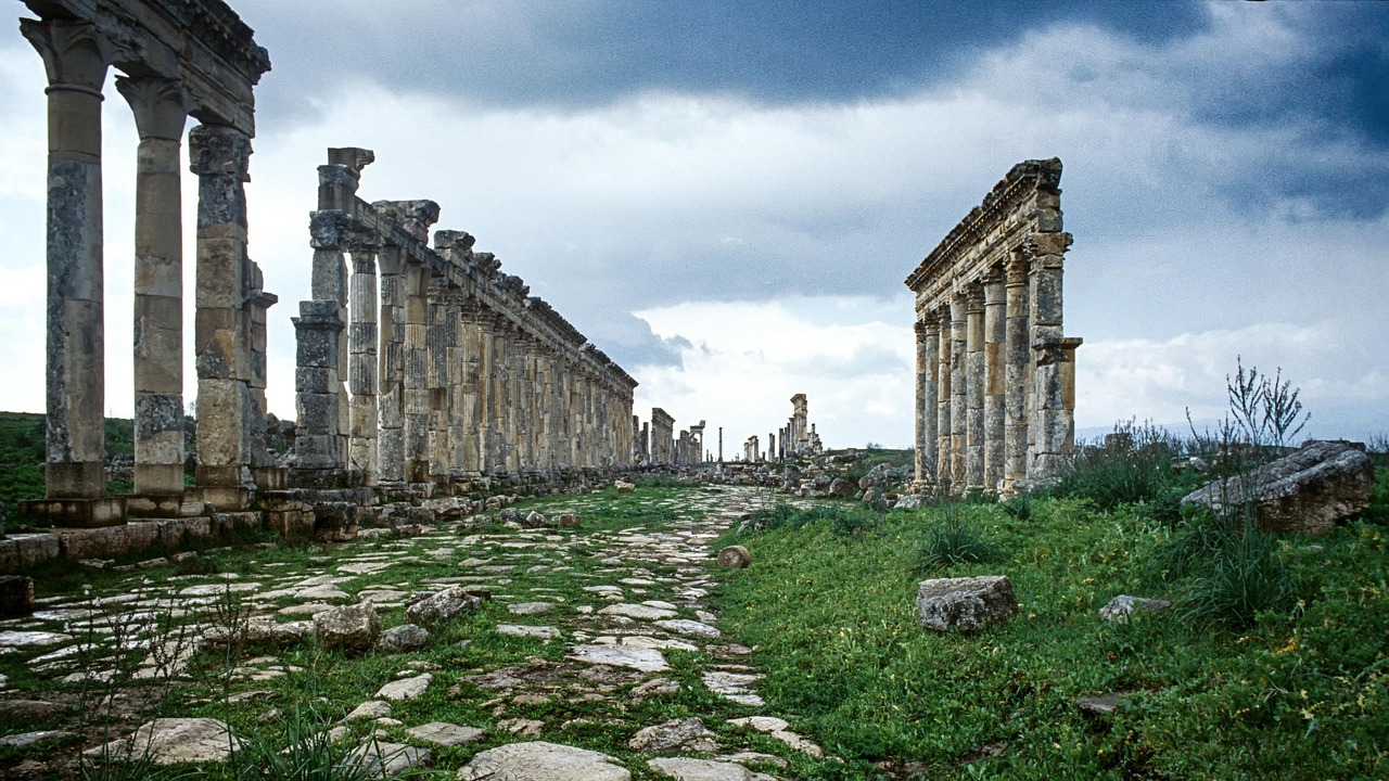 A scene from Syria reflecting its layered history