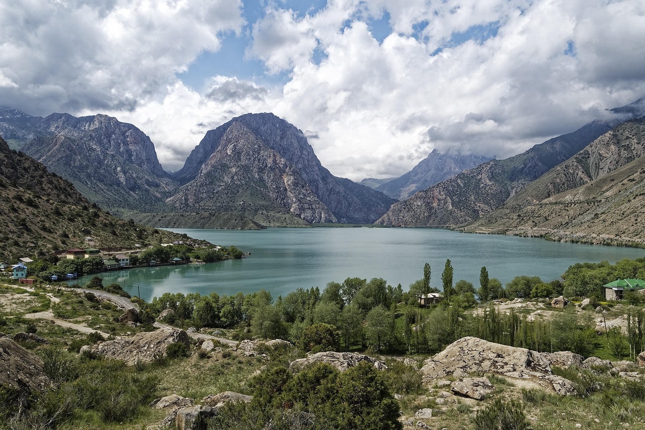 Mountain village of Tajikistan