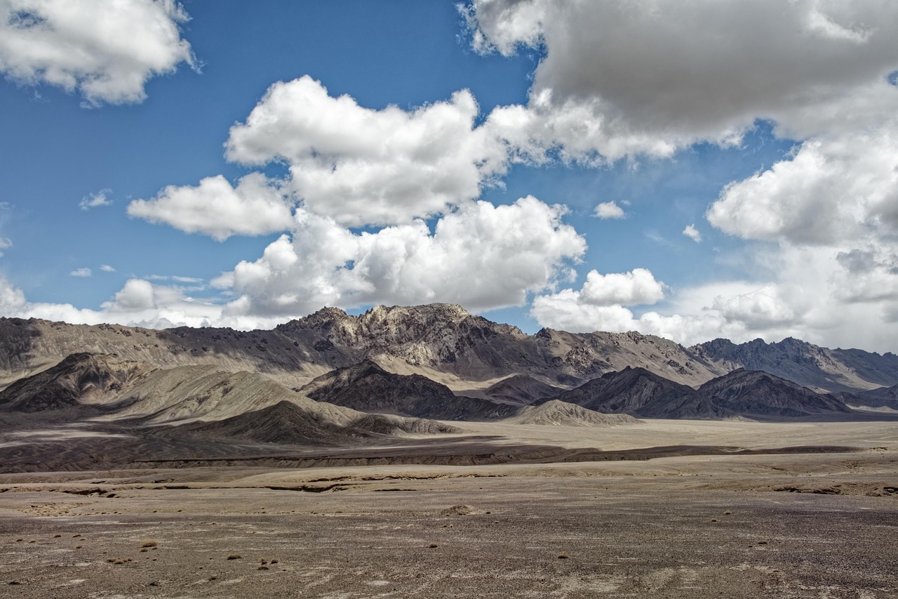 Tajik highland landscape