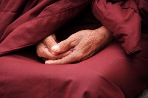 Buddhist monk in Nepal