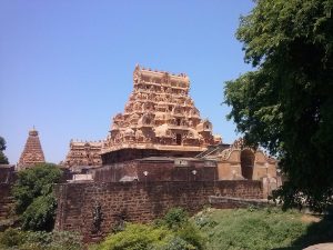 The Brihadeeswarar Temple of Thanjavur, a masterpiece of the Chola dynasty