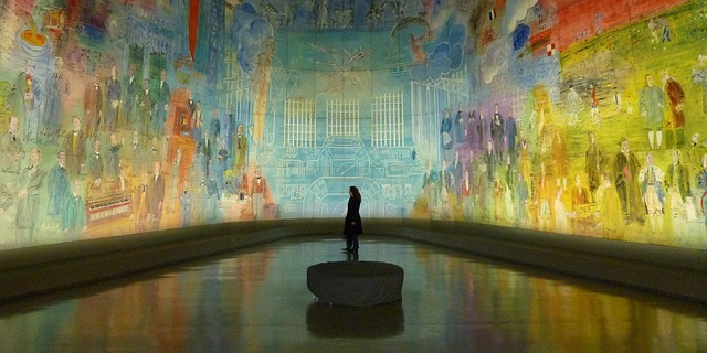 An art gallery interior