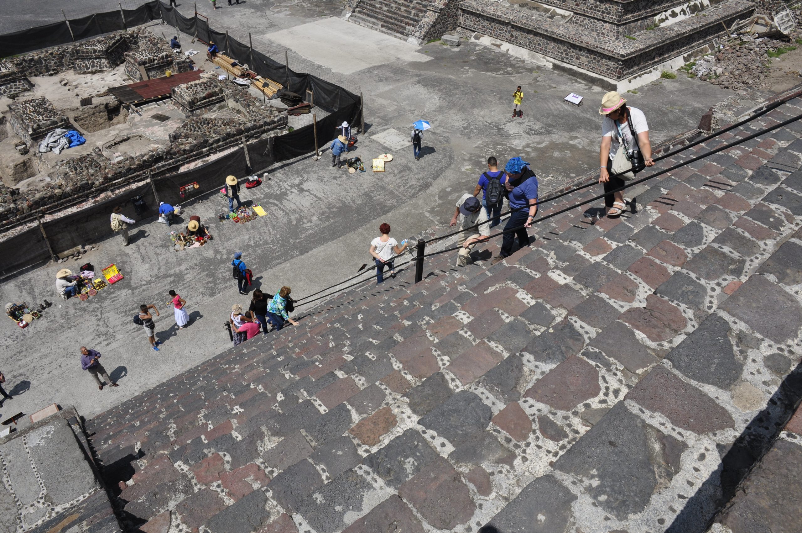The Pyramid of the Moon at Teotihuacan