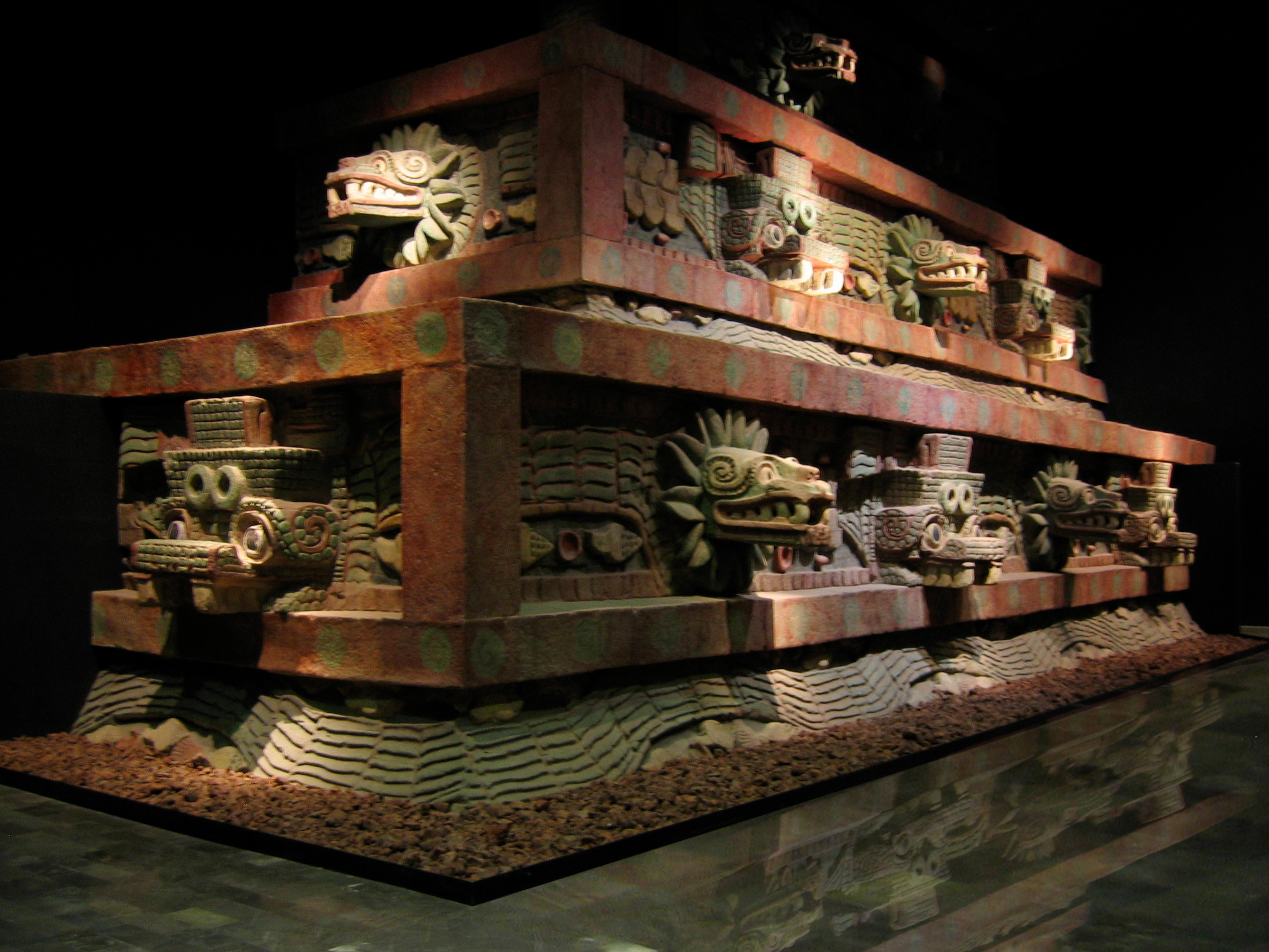 Facade of the Temple of the Feathered Serpent