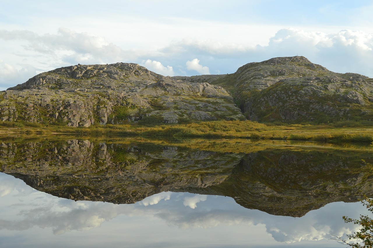 The Barents Sea coast at Teriberka near Murmansk