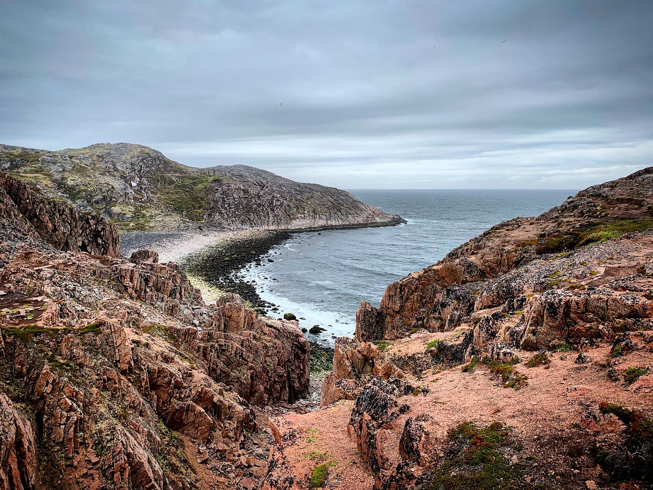 The Barents Sea coast at Teriberka near Murmansk