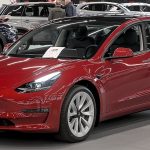 A Tesla Model 3