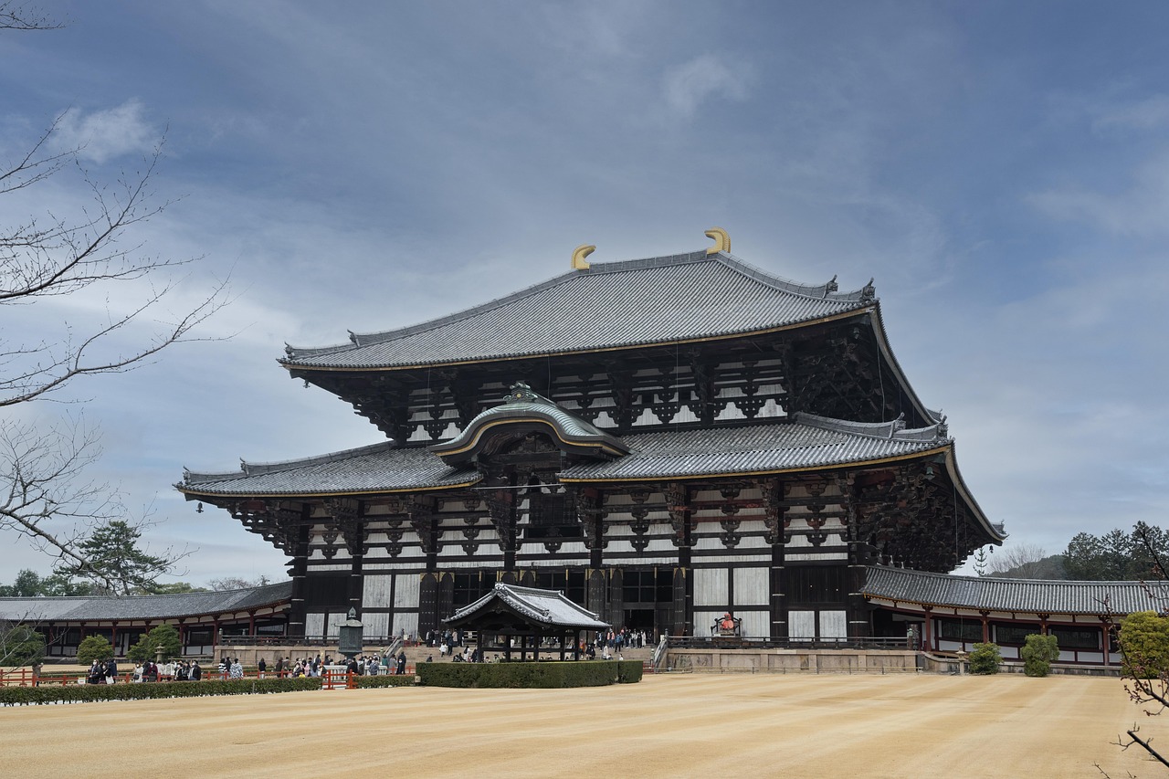 Todai-ji Temple main hall in Nara, Japan