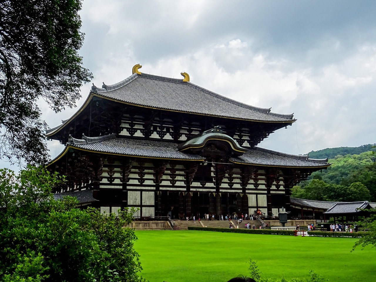 Todai-ji Temple main hall in Nara, Japan