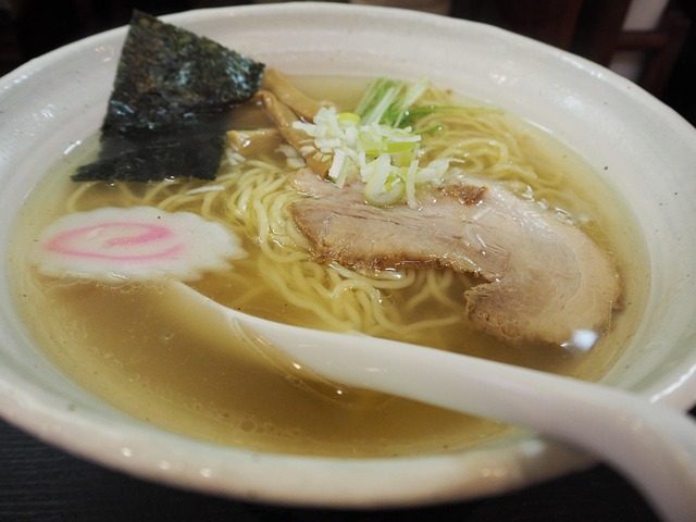 A steaming bowl of ramen